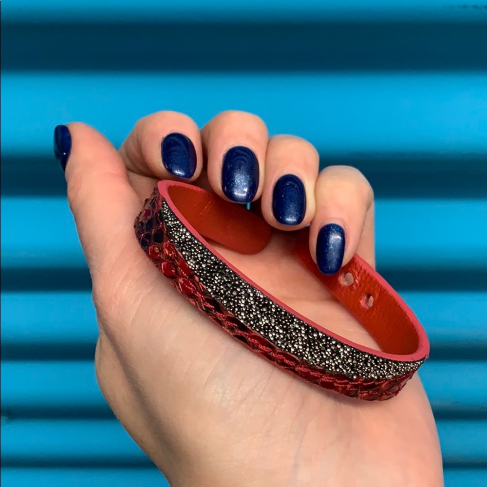 Khirma Eliazov Python Cuff Bracelet